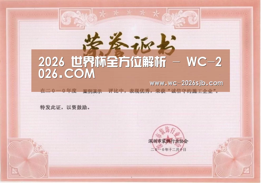 荣誉证书一(图1)